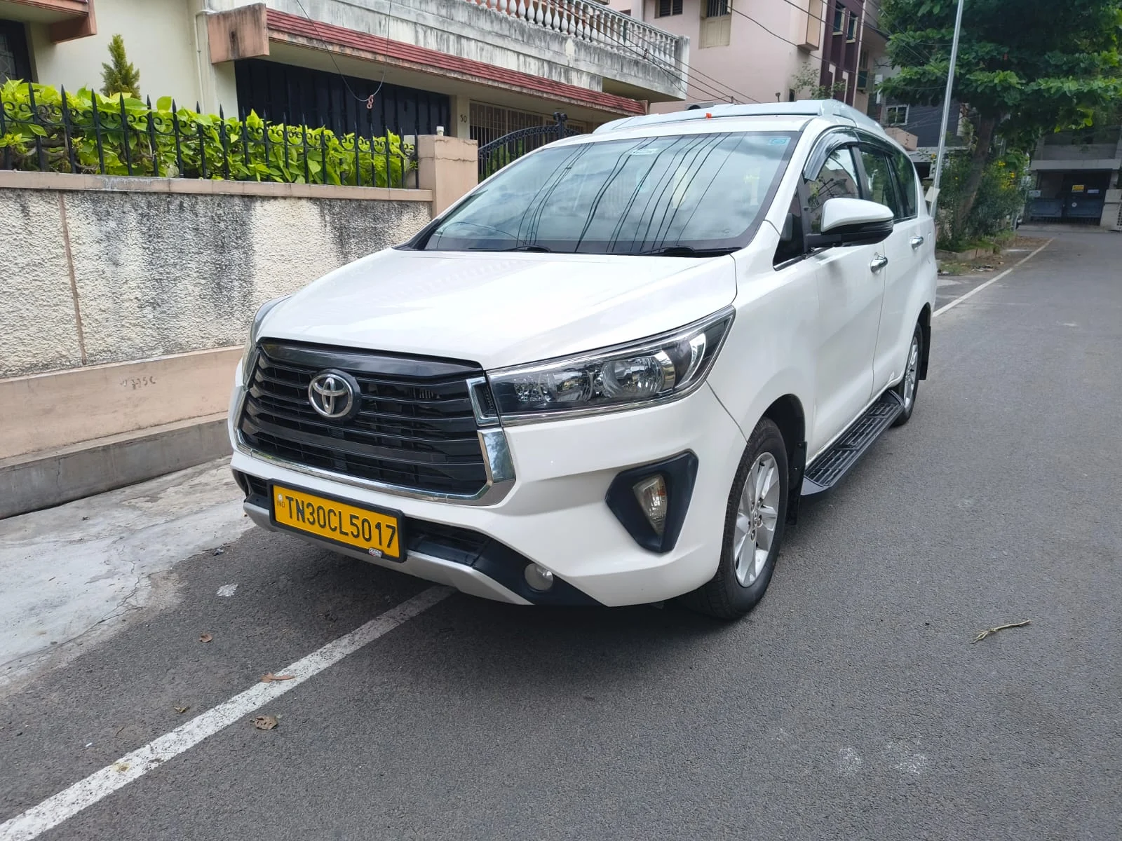 Innova Crysta rental for family trips from Salem