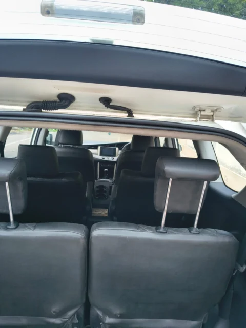 Innova Crysta third row seats and boot
